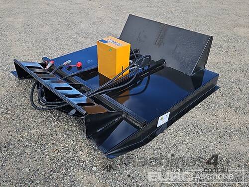 caption Unused Captok Mower to suit Skidsteer Loader