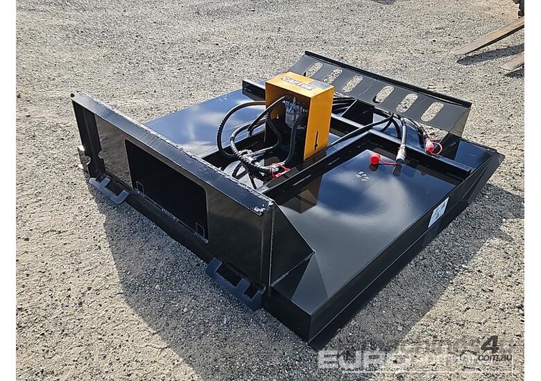 caption Unused Captok Mower to suit Skidsteer Loader