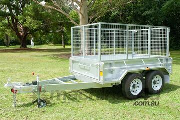 8x5 Tandem Axle Galvanised Box Trailer 3500kg ATM
