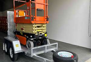 JLG ES1932 - 19ft Scissor lift & Trailer Package