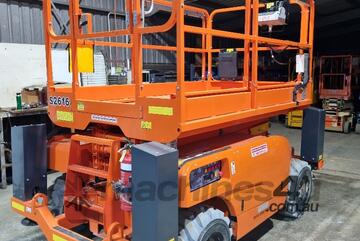 26ft Diesel Rough Terrain Scissor RTS Lift Haulotte Compact 10DX 26ft Diesel Rough Terrain Scissor RTS Lift Haulotte Compact 10DX