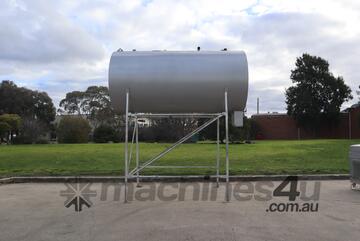 Large Steel Storage Holding Horizontal Tank - 4500L