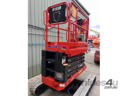 caption Athena tracked scissor lift