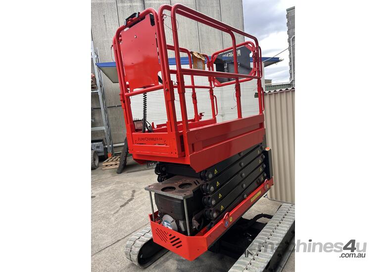 caption Athena tracked scissor lift