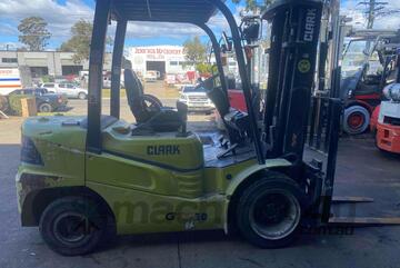 2020 CLARK GTS 3ton Diesel Container Mast Side Shift Fully Operational Starts Works