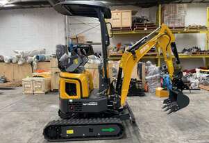 MXG XE15U Mini Excavator(1300kg) Yanmar Diesel Engine .Swing Boom, Extendable Tracks, Tailless