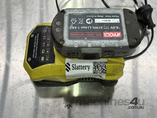 caption Ryobi BCL12181H Battery Charger