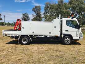 Mitsubishi Fuso Canter 815 4x2 Traytop Service Body with Crane Truck. - picture0' - Click to enlarge