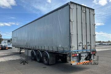 2019 Vawdrey VBS30D Tri Axle Flat Top Curtainside B Trailer