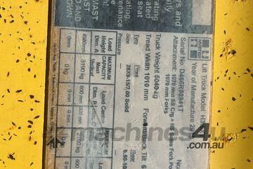 2019 Hyster H3.5XT 3 Stage Forklift Truck