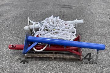 Pallet of Rope, Corner Poles and Ring Rope