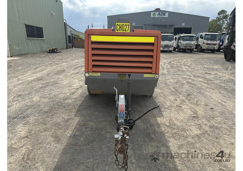 2008 Atlas Copco XAS 375 DD6 Generator Single Axle Trailer (Ex Coates Hire)