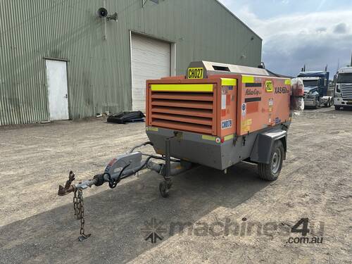 2008 Atlas Copco XAS 375 DD6 Generator Single Axle Trailer (Ex Coates Hire)