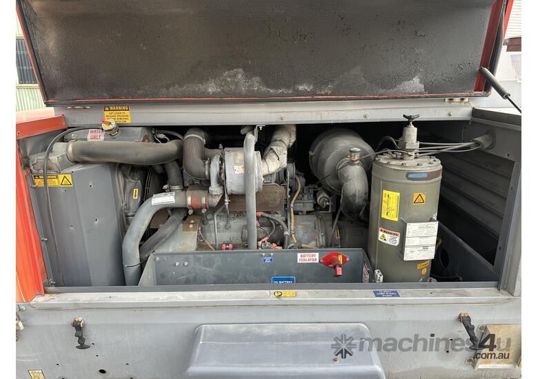 2008 Atlas Copco XAS 375 DD6 Generator Single Axle Trailer (Ex Coates Hire)