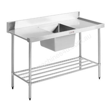 SIMPLY STAINLESS 1650x600x900 D/W ENTRY BENCH