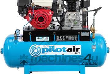 Classic Industrial Series Trade Petrol Reciprocating - Petrol Powered - Pilot Air Compressor K25PR 1