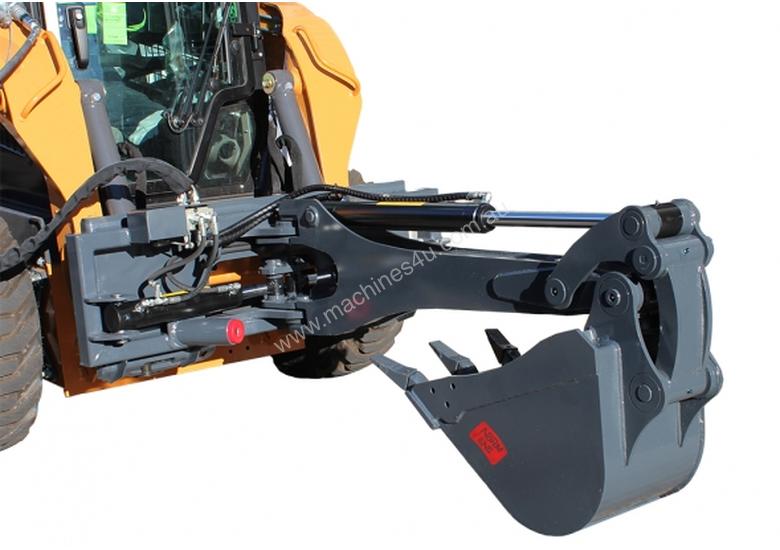 caption Slewing Mini Backhoe