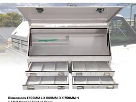 Steel 1500mm 4xDrawers Tool Box - picture1' - Click to enlarge