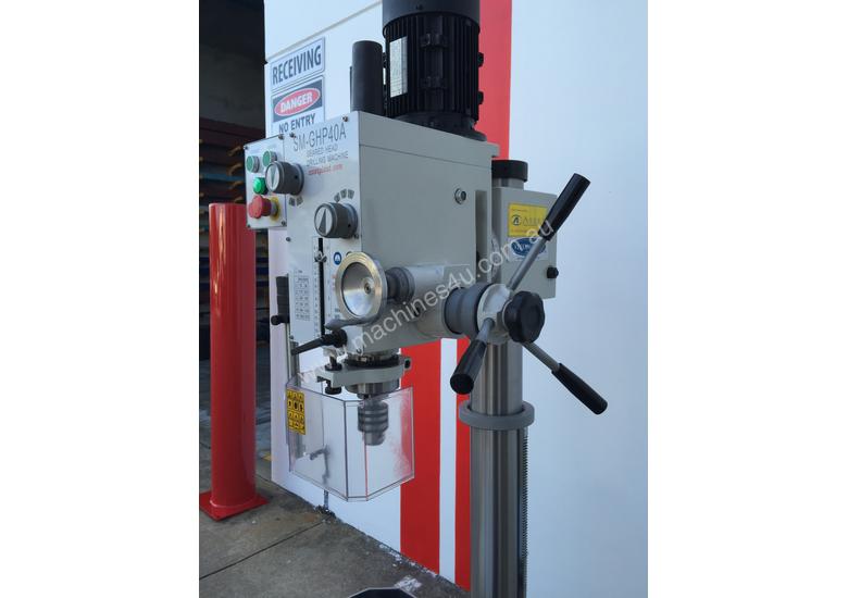 caption Best 40mm Geared Head Drill On Market 240Volt - Save $200