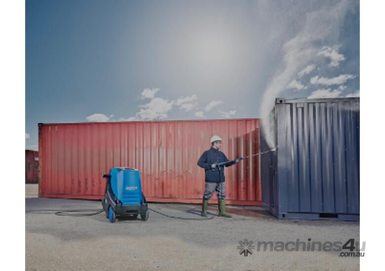 Click to view full size photos NEW Industrial Gerni Blue Hot Water Pressure Cleaner (MH 7P 180/1260FA) Neptune 7-63 FA