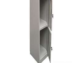 Two Bank Metal Steel Storage Locker - picture1' - Click to enlarge