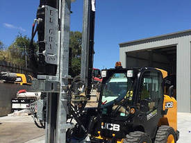 NEW EL-GRA SKID STEER POST DRILL AND DRIVER ATTACHMENT - picture1' - Click to enlarge