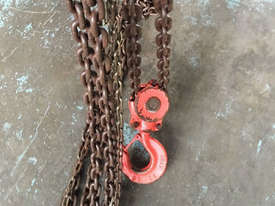 Chain Hoist 5 Ton x 6 meter drop lifting Block and Tackle Nobles Rigmate 5000kg - picture2' - Click to enlarge