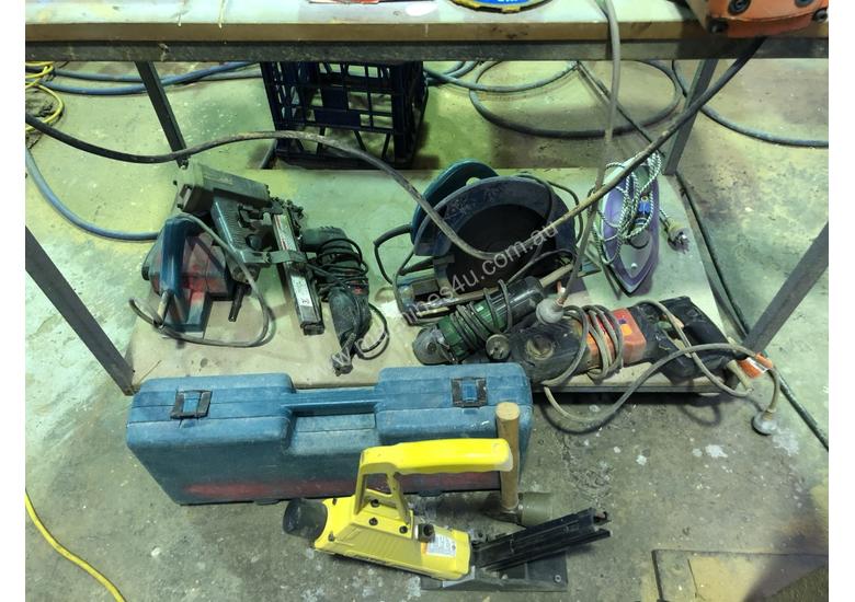 Used various HAND ELECTRIC TOOLS Power Tools Accessories in , Listed