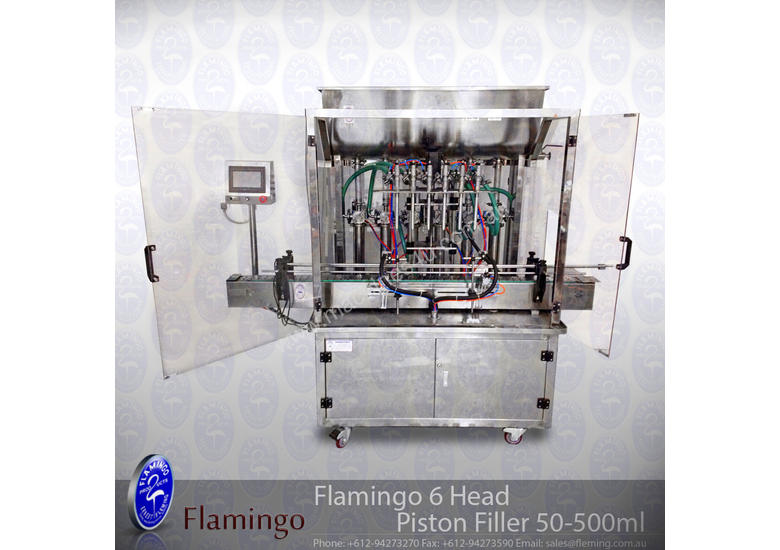 caption Flamingo 6 Head Piston Filler 50-500ml (EFPF-A6-500)