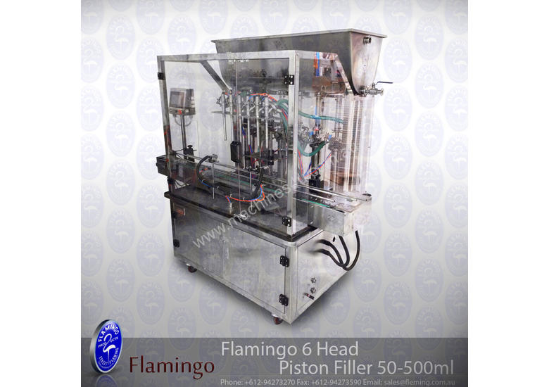 caption Flamingo 6 Head Piston Filler 50-500ml (EFPF-A6-500)