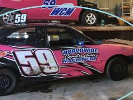 Hyundai Excel Manual Car Speedway Pink Race Manual Car Rebuild Low Ratio Gearbox. Very Good engine - picture1' - Click to enlarge