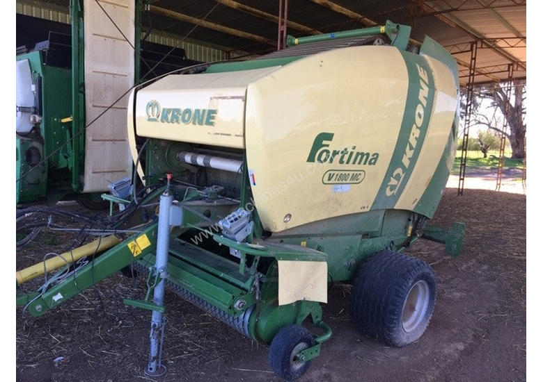 caption Krone Fortima V1800MC Round Baler Hay/Forage Equip