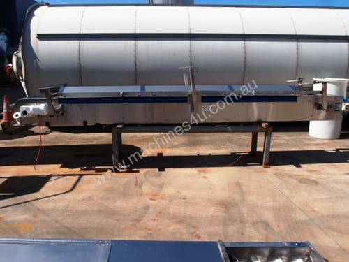 Flat Belt Conveyor, 4650mm L x 300mm W