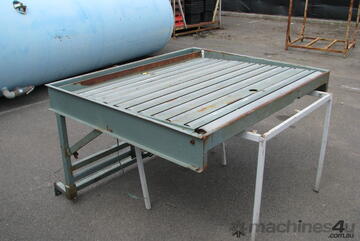 Steel Roller Tilt Table - 1250mm wide Rollers
