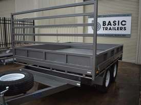 10x8 Flat Top Trailer With Sides 3500kg (Australian Made) - picture2' - Click to enlarge