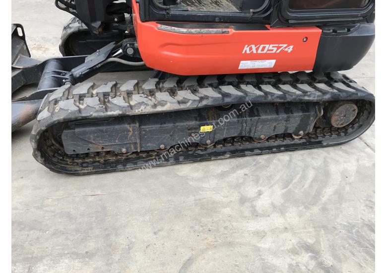 caption Kubota KX057-4 Excavator