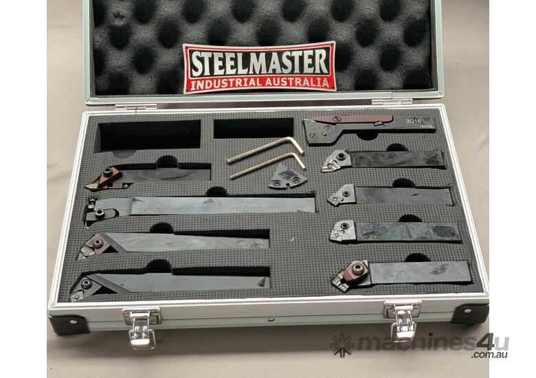 New 2020 steelmaster Carbide Lathe Turning Tool Set 16mm Shank