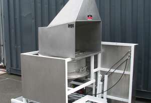 Bag Dump Station Vibratory Screener Sifter - Kason KBDS-30-SS