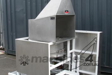 Bag Dump Station Vibratory Screener Sifter - Kason KBDS-30-SS