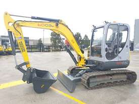 UNUSED WACKER NEUSON 6003-2 EXCAVATOR WITH FULL CAB, HITCH AND BUCKETS - picture0' - Click to enlarge
