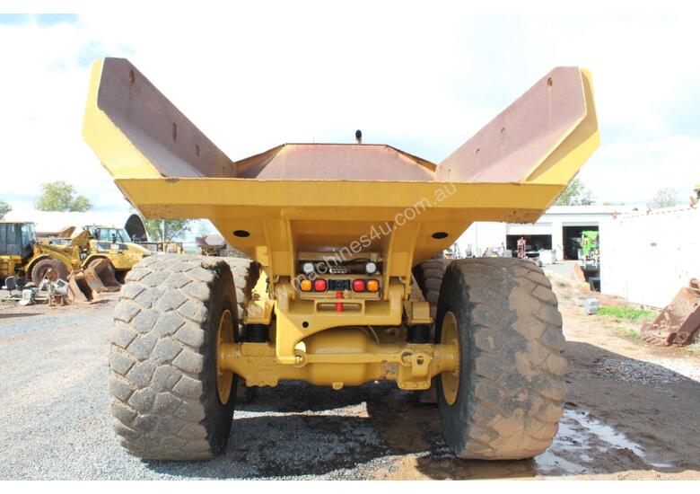 caption Caterpillar 740B Dump Truck