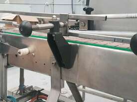 Labelling machine/Labeller (Tronics) and conveyor system - picture0' - Click to enlarge