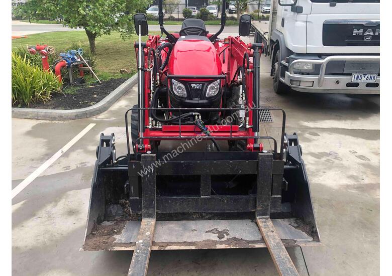Used 2019 TYM TYM T413 4in1 Loader Forks Slasher As New Tractors in