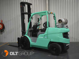 Mitsubishi 4.5 Tonne Forklift with Rotator Attachment LPG EFI Engine 2014 Current Model  - picture0' - Click to enlarge