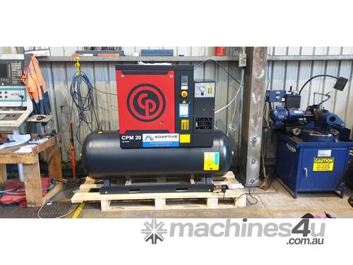 Chicago Pneumatic 20HP Screw Compressor with Dryer Package
