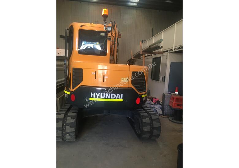 caption Hyundai Excavator