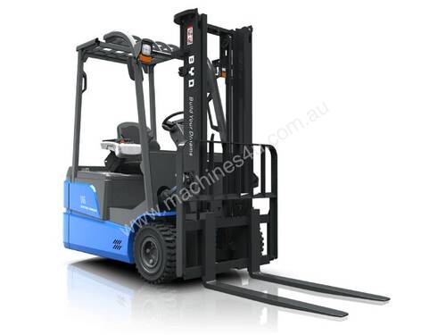 BYD ECB16 – 3 wheels Lithium Counterbalance Forklift - Hire