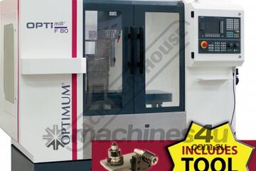 F80TC Opti-Mill最佳CNC铣床包装（X）400mm（Y）250mm（Z）400mm