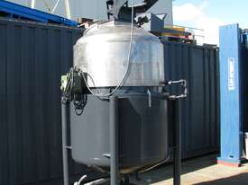 Large Heavy Duty Explosion Proof Jacketed Stainless Mixer Mixing Tank - 1200L - picture0' - Click to enlarge