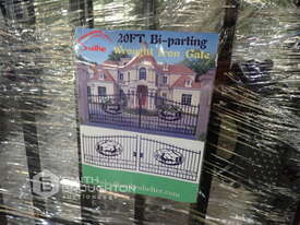 SUIHE 20FT BI-PARTING WROUGHT IRON GATES (UNUSED) - picture0' - Click to enlarge